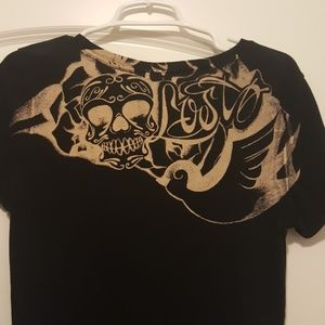 *** SOLD *** Awesome Skull and Sparrow T-shirt